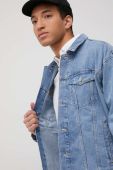 Джинсова куртка Jack & Jones чоловіча перехідна колір блакитний