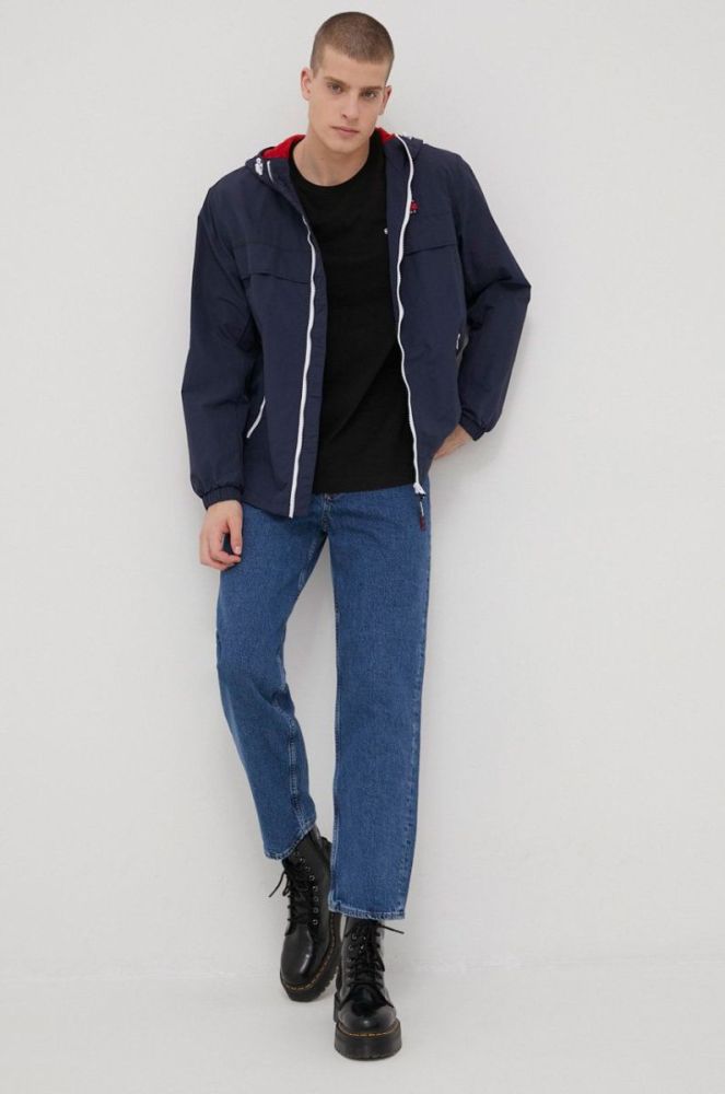Куртка Tommy Jeans чоловіча колір синій перехідна (2136033) фото 2