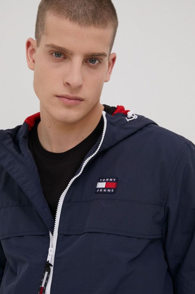 Куртка Tommy Jeans чоловіча колір синій перехідна (2136033) фото 4