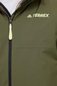 Куртка outdoor adidas TERREX колір зелений Куртка outdoor adidas TERREX колір зелений