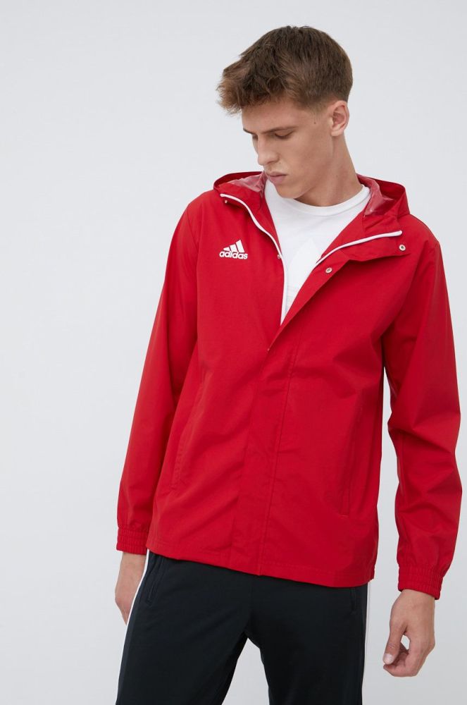 Куртка adidas Performance HG6299 чоловіча колір червоний перехідна