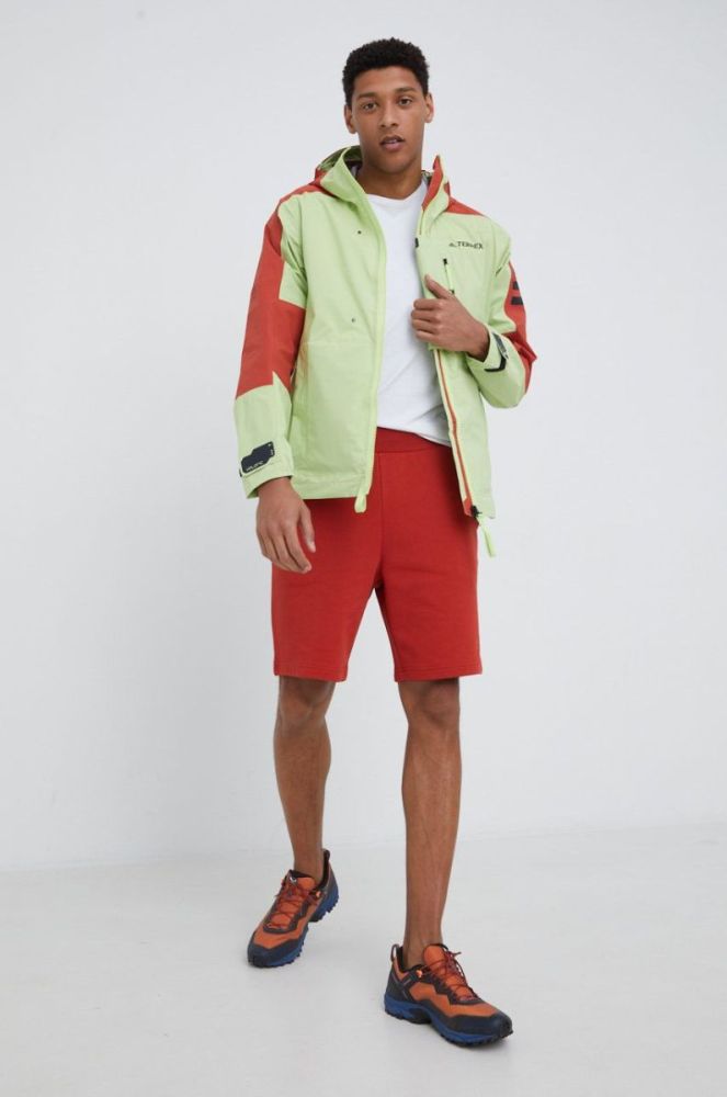 Куртка outdoor adidas TERREX Xploric колір зелений (2449295) фото 2