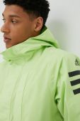Дощовик adidas Performance Utilitas чоловіча колір зелений перехідна Дощовик adidas Performance Utilitas чоловіча колір зелений перехідна