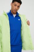 Дощовик adidas Performance Utilitas чоловіча колір зелений перехідна Дощовик adidas Performance Utilitas чоловіча колір зелений перехідна