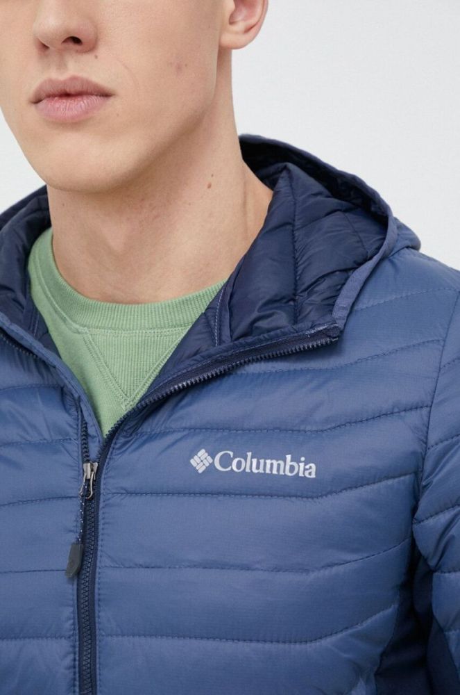 Спортивна куртка Columbia Powder Pass колір синій перехідна 1773271-011 фото 5