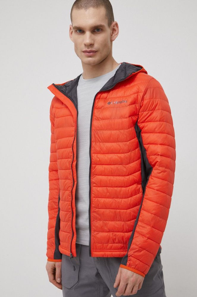 Спортивна куртка Columbia Powder Pass колір помаранчевий перехідна 1773271-011