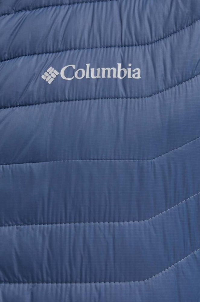 Спортивна безрукавка Columbia Powder Pass колір синій перехідна 1842414-010 фото 5