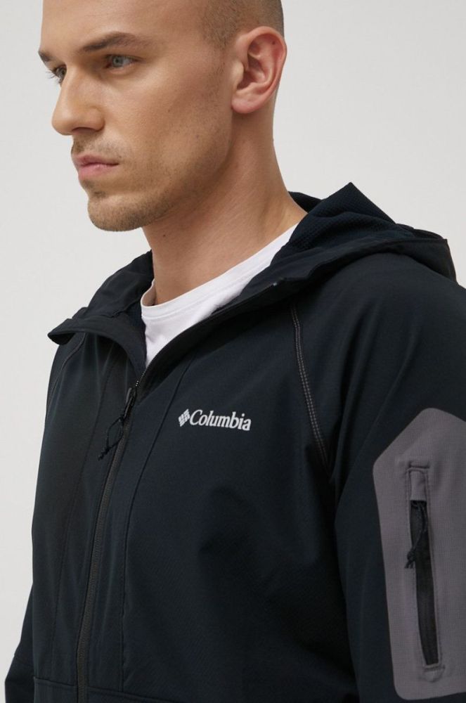 Куртка outdoor Columbia Tall Heights колір чорний перехідна фото 4