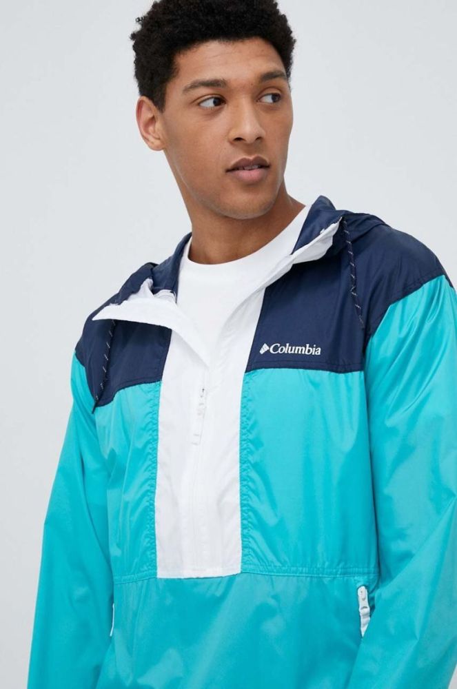 Куртка outdoor Columbia Flash Challenger колір бірюзовий перехідна 1988723-327 фото 4