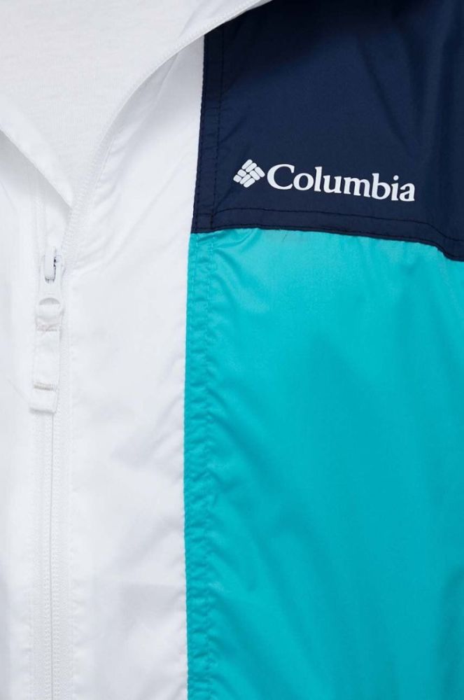 Куртка outdoor Columbia Flash Challenger колір бірюзовий перехідна 1988723-327 фото 5