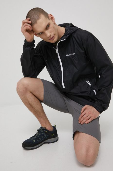 Куртка outdoor Columbia Flash Challenger колір чорний перехідна 1988723-327 Куртка outdoor Columbia Flash Challenger колір чорний перехідна 1988723-327