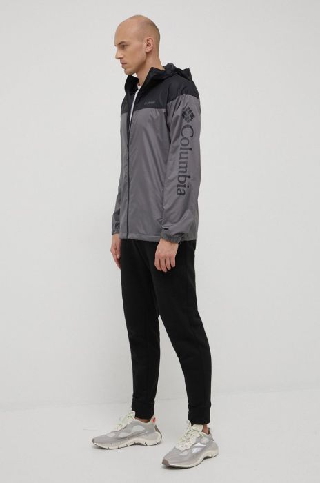 Вітровка Columbia Flash Challenger колір сірий перехідна 1988715-023 Вітровка Columbia Flash Challenger колір сірий перехідна 1988715-023