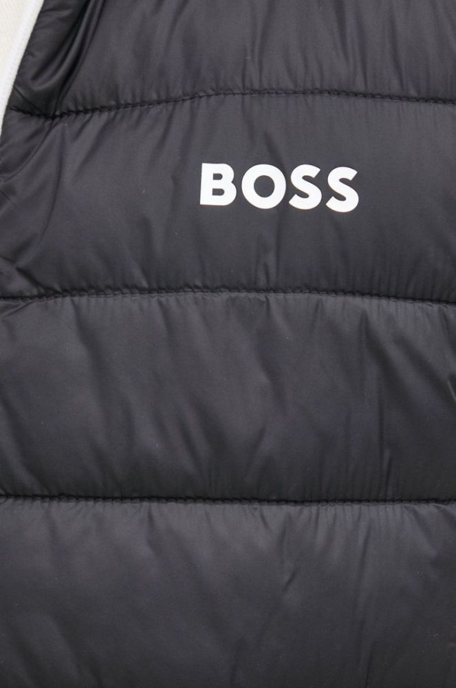 Безрукавка BOSS Boss Athleisure чоловічий колір чорний перехідний фото 4