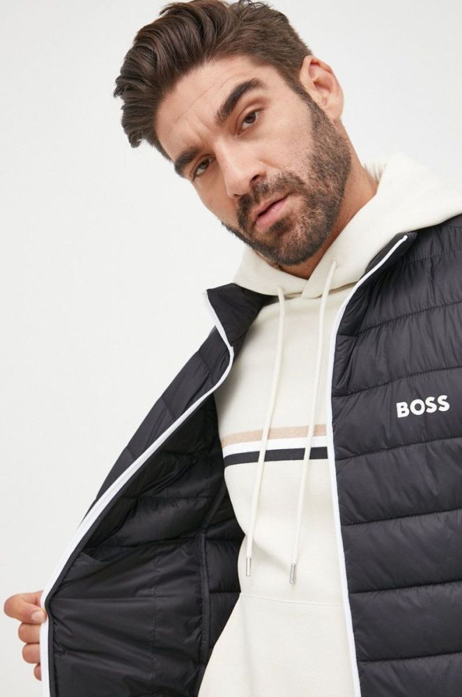 Безрукавка BOSS Boss Athleisure чоловічий колір чорний перехідний фото 5