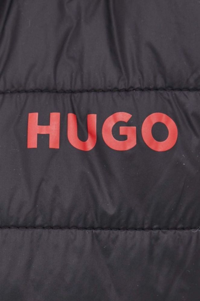 Безрукавка HUGO чоловічий колір чорний перехідний (2253977) фото 5