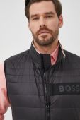 Безрукавка BOSS чоловічий колір чорний перехідний (2407646)