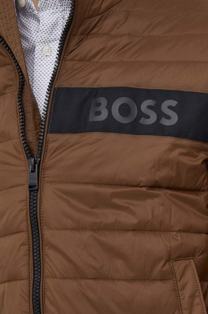 Куртка BOSS чоловіча колір синій перехідна (3478654) фото 5