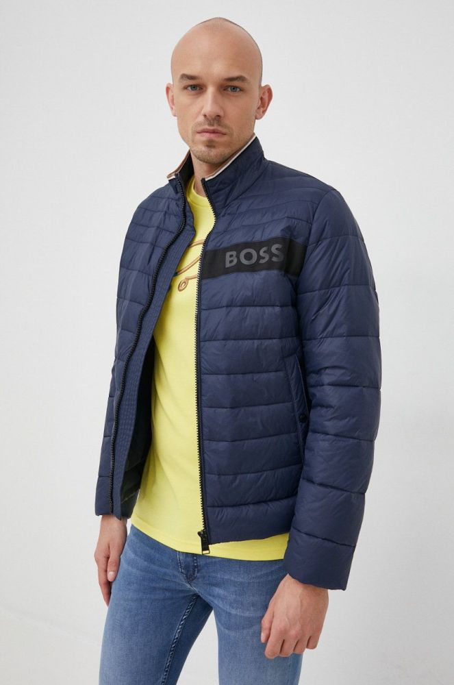 Куртка BOSS чоловіча колір синій перехідна (2399863)
