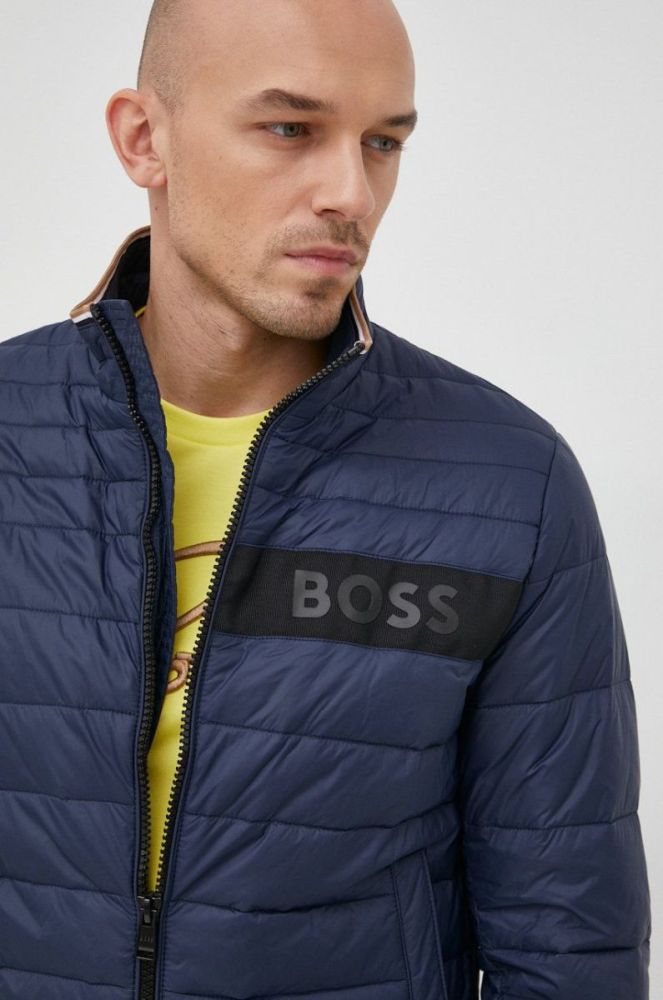 Куртка BOSS чоловіча колір синій перехідна (2399863) фото 4