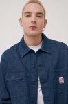 Джинсова сорочка Wrangler чоловіча  relaxed колір блакитний Джинсова сорочка Wrangler чоловіча  relaxed колір блакитний