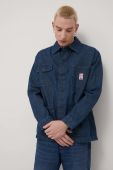 Джинсова сорочка Wrangler чоловіча  relaxed колір блакитний