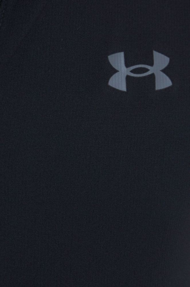 Тренувальна кофта Under Armour 1370499 чоловіча колір чорний однотонна фото 5