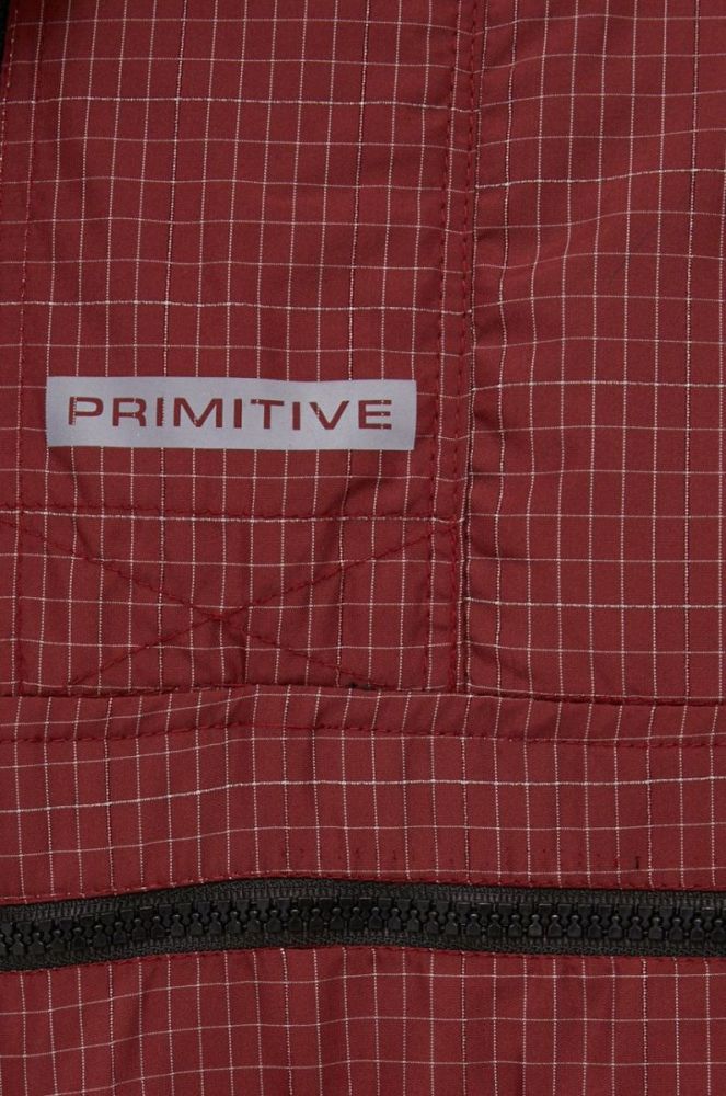 Куртка Primitive чоловіча колір бордовий перехідна фото 5
