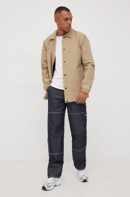 Куртка Dickies чоловіча колір бежевий перехідна DK0A4XEWKHK-Khaki фото 2