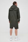 Куртка Rains 12020 Long Jacket колір зелений перехідна 12020.03-Green Куртка Rains 12020 Long Jacket колір зелений перехідна 12020.03-Green