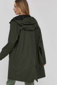 Куртка Rains 12020 Long Jacket колір зелений перехідна 12020.03-Green Куртка Rains 12020 Long Jacket колір зелений перехідна 12020.03-Green