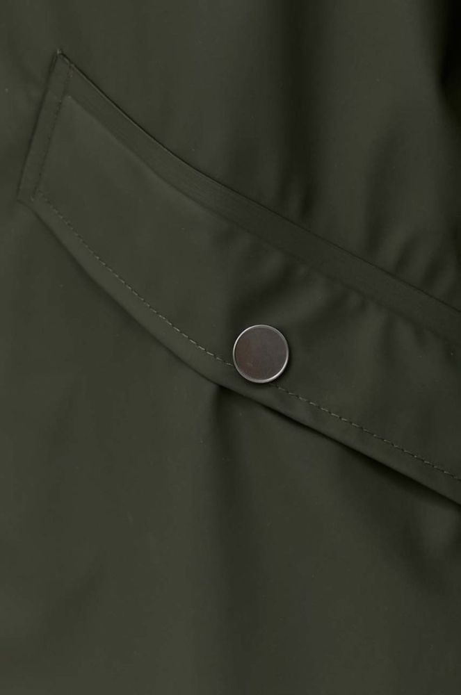 Куртка Rains 12020 Long Jacket колір зелений перехідна 12020.03-Green фото 9