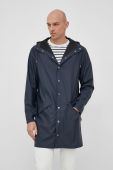 Куртка Rains 12020 Long Jacket колір синій перехідна 12020.47-Navy