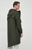 Дощовик Rains 18140 Fishtail Parka колір зелений перехідна 18140.03-Green