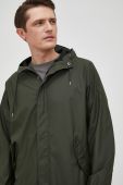 Дощовик Rains 18140 Fishtail Parka колір зелений перехідна 18140.03-Green
