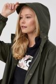Дощовик Rains 18140 Fishtail Parka колір зелений перехідна 18140.03-Green