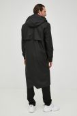 Куртка Rains 18360 Longer Jacket колір чорний перехідна 18360.01-Black Куртка Rains 18360 Longer Jacket колір чорний перехідна 18360.01-Black