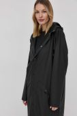 Куртка Rains 18360 Longer Jacket колір чорний перехідна 18360.01-Black Куртка Rains 18360 Longer Jacket колір чорний перехідна 18360.01-Black
