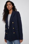 Піджак Polo Ralph Lauren колір синій двобортний однотонна