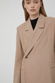 Піджак Herskind колір бежевий однобортний однотонний