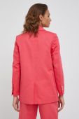 Піджак Drykorn колір рожевий однобортний однотонний