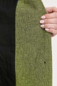 Льняний жакет MICHAEL Michael Kors колір зелений однобортний однотонна