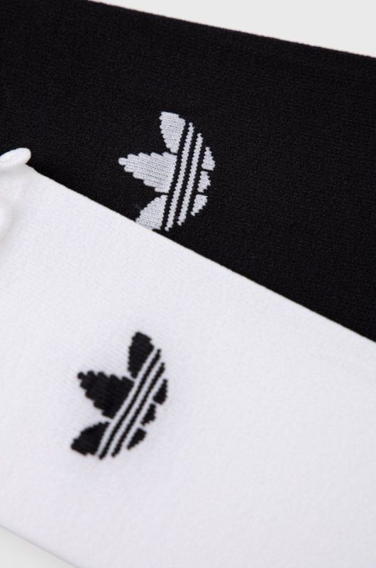 adidas Originals - Шкарпетки (2-pack) HC9532 HC9532-WHT/BLK колір білий фото 2