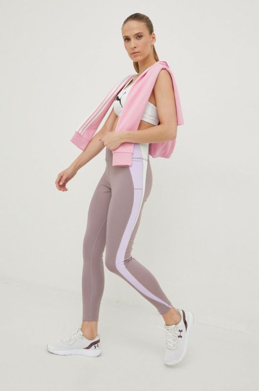 Легінси для тренувань Puma Evostripe жіночі колір фіолетовий візерунок фото 2