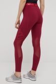 Легінси для тренувань adidas Performance Tech Fit 3 Bar HD1986 жіночі колір бордовий з принтом