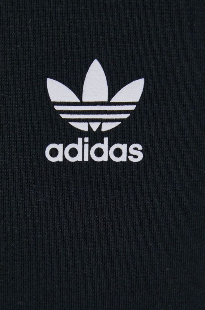 Легінси adidas Originals HD2350 жіноче колір чорний гладке HD2350-BLACK фото 3