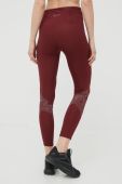 Легінси для бігу adidas Performance Own The Run HB9238 жіночі колір бордовий з принтом
