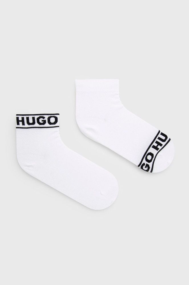 Шкарпетки HUGO жіночі колір білий (2267429)