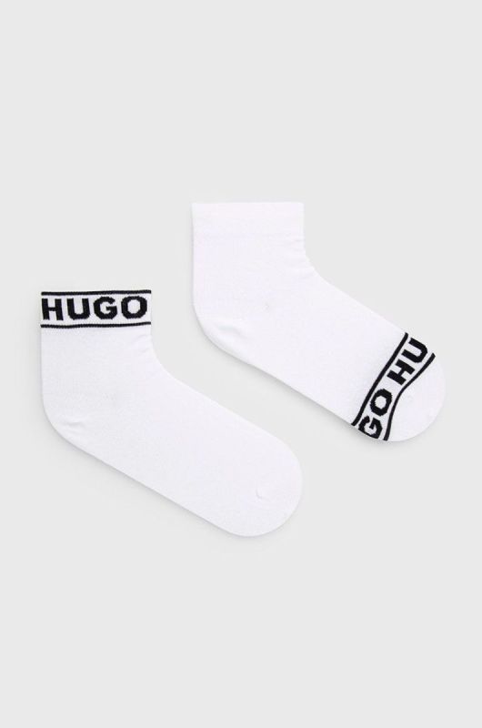 Шкарпетки HUGO жіночі колір білий (2267429)