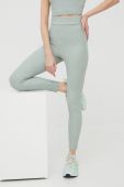 Легінси для тренувань Fila Cervia жіночі колір зелений однотонні
