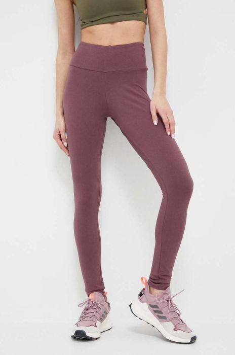 Легінси CMP жіночі колір фіолетовий однотонні
